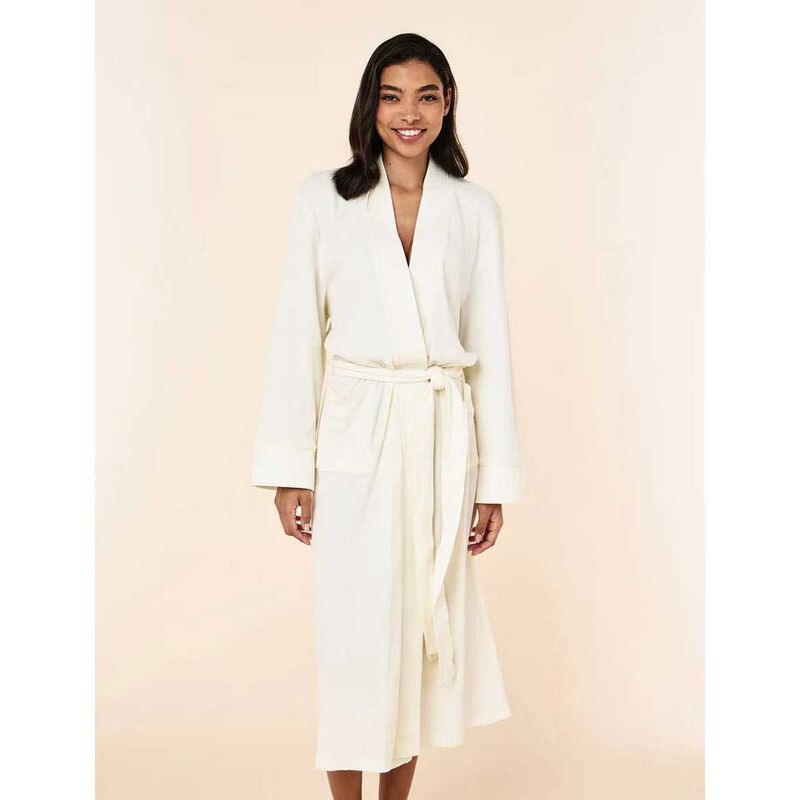 Papinelle Claire Soft Cotton Waffle Maxi Robe image number 3